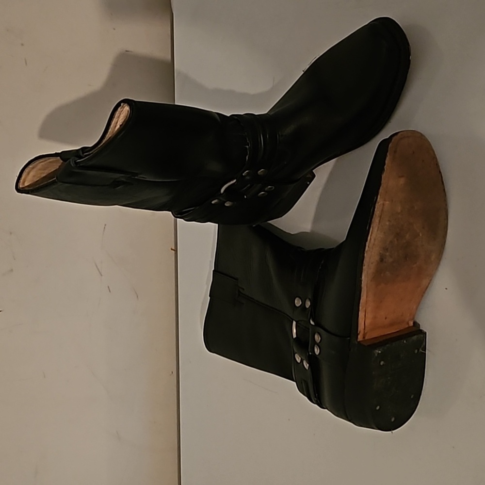 Black Boots Leather